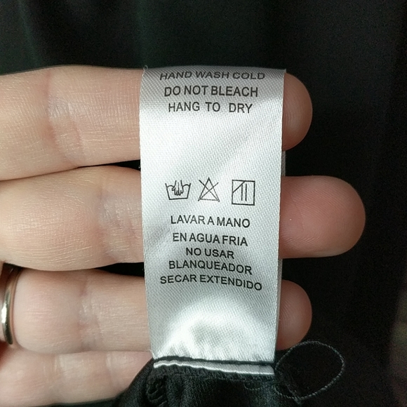 Doe & Rae Leonna Embroidered Dress Black Small - Picture 9 of 10